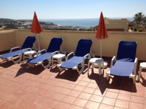 Penthouse sea views roof terrace communal pool